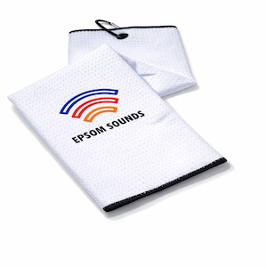 Oxford White Polyester Tri-fold Towel