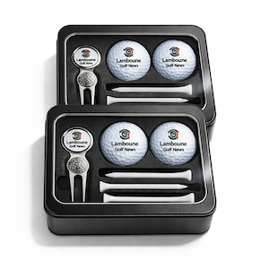 Lytham 2 Ball Tin (Plain Tees)